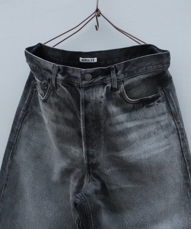 AURALEE(MENS) / SELVEDGE FADED HEAVY DENIM WIDE AURALEE(MENS) / SELVEDGE FADED HEAVY DENIM WIDE