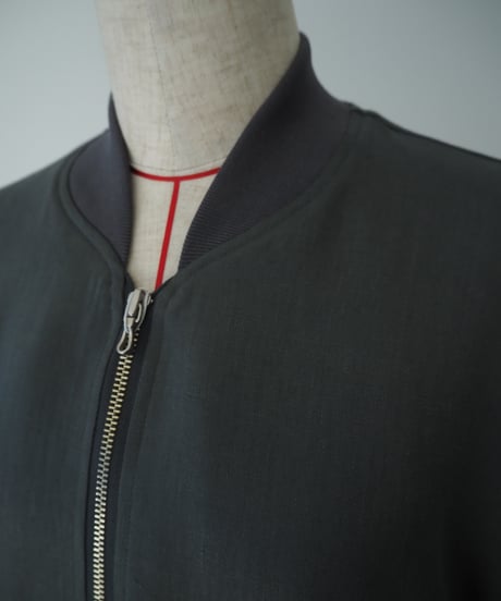 SCYE(MENS) / LINEN SATEN BOMBER JACKET