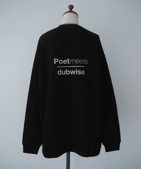 POET MEETS DUBWISE(UNISEX) / PMD STAMP LOGO OVERSIZED L/S T-SHIRT