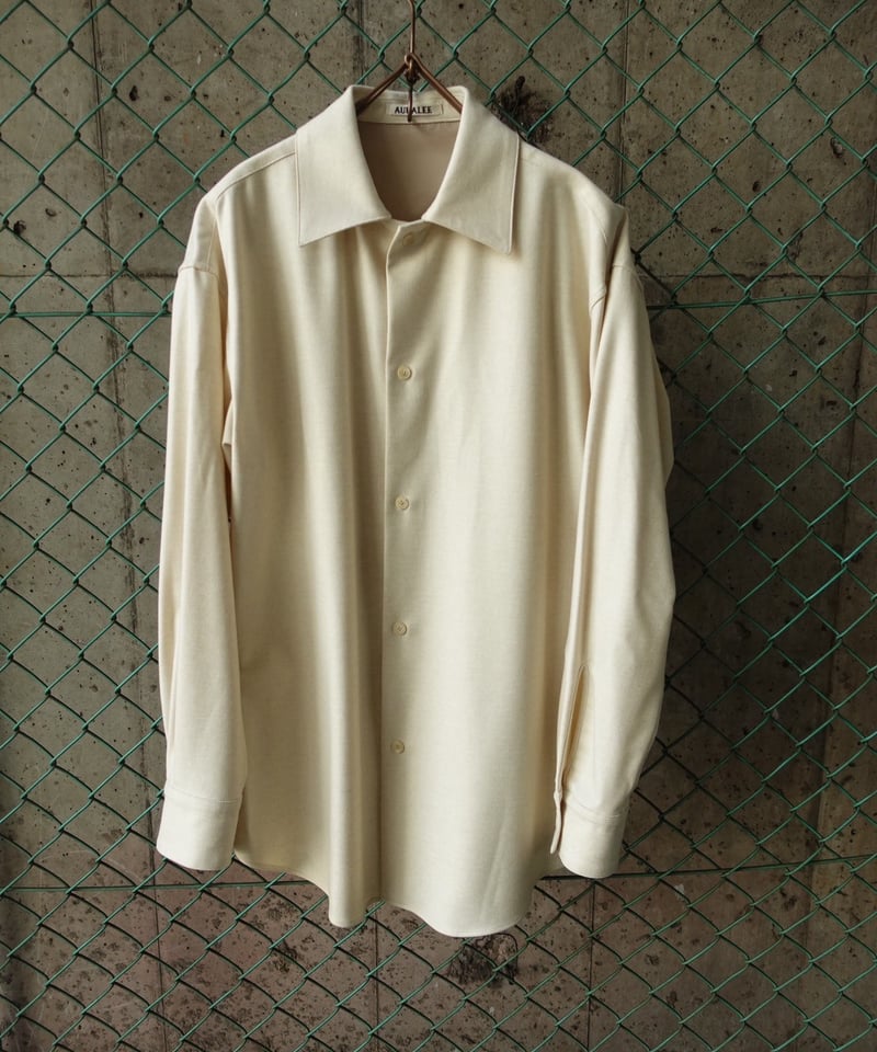 AURALEE(WOMENS) / WOOL FULLING FLANNEL SHIRT |