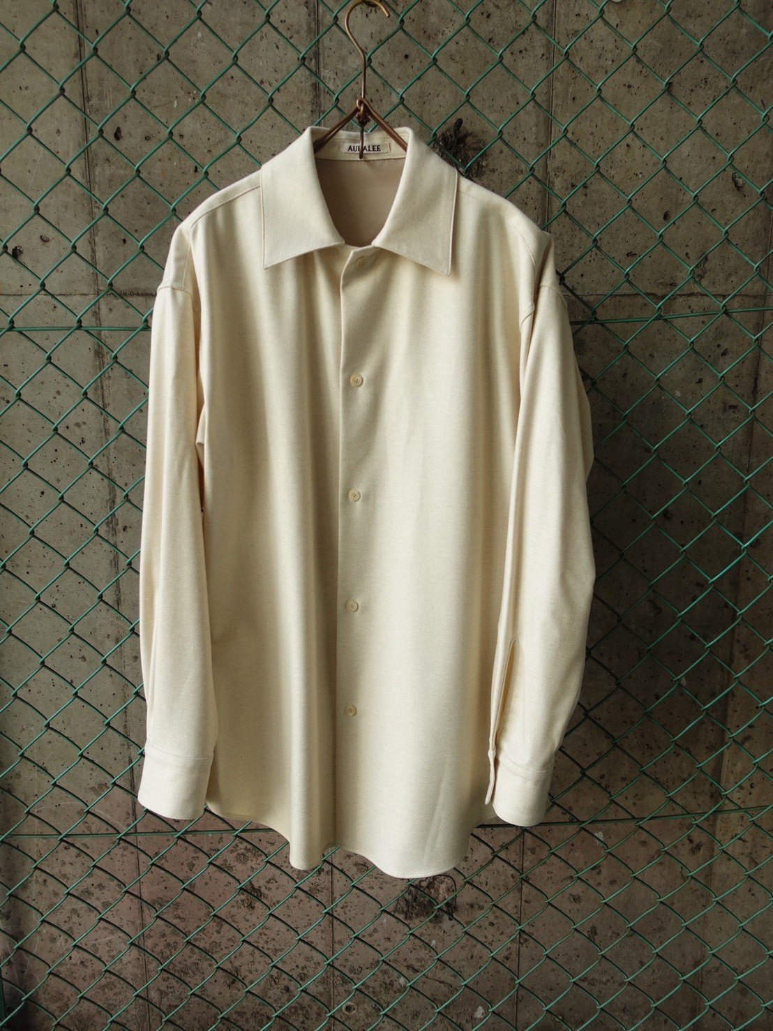 AURALEE(WOMENS) / WOOL FULLING FLANNEL SHIRT |