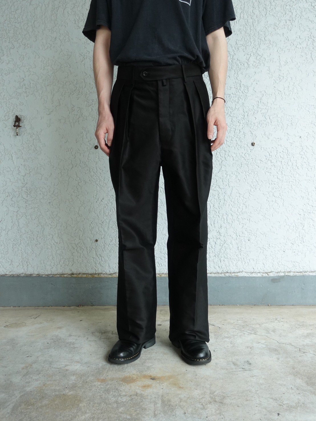 パンツ Neat Giza Moleskin Tapered Black 42 Neat Giza Moleskin Tapered Black 42