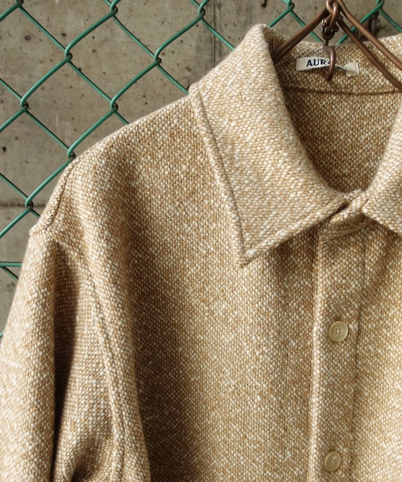 AURALEE(WOMENS) / HOMESPUN TWEED SHIRT BLOUSON