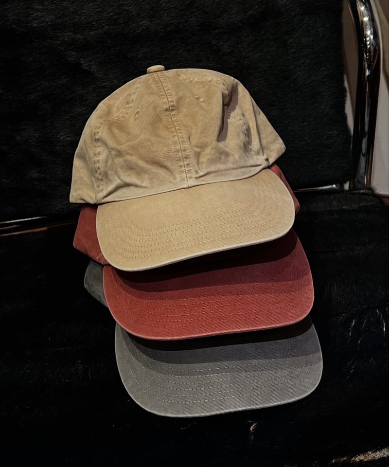 AURALEE(UNISEX) / GARMENT-DYED FINX CHINO CAP M