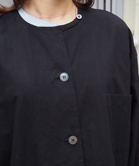 STUDIO NICHOLSON (WOMENS) / HADAR OVERSHIRT WITH PATCH POCKET