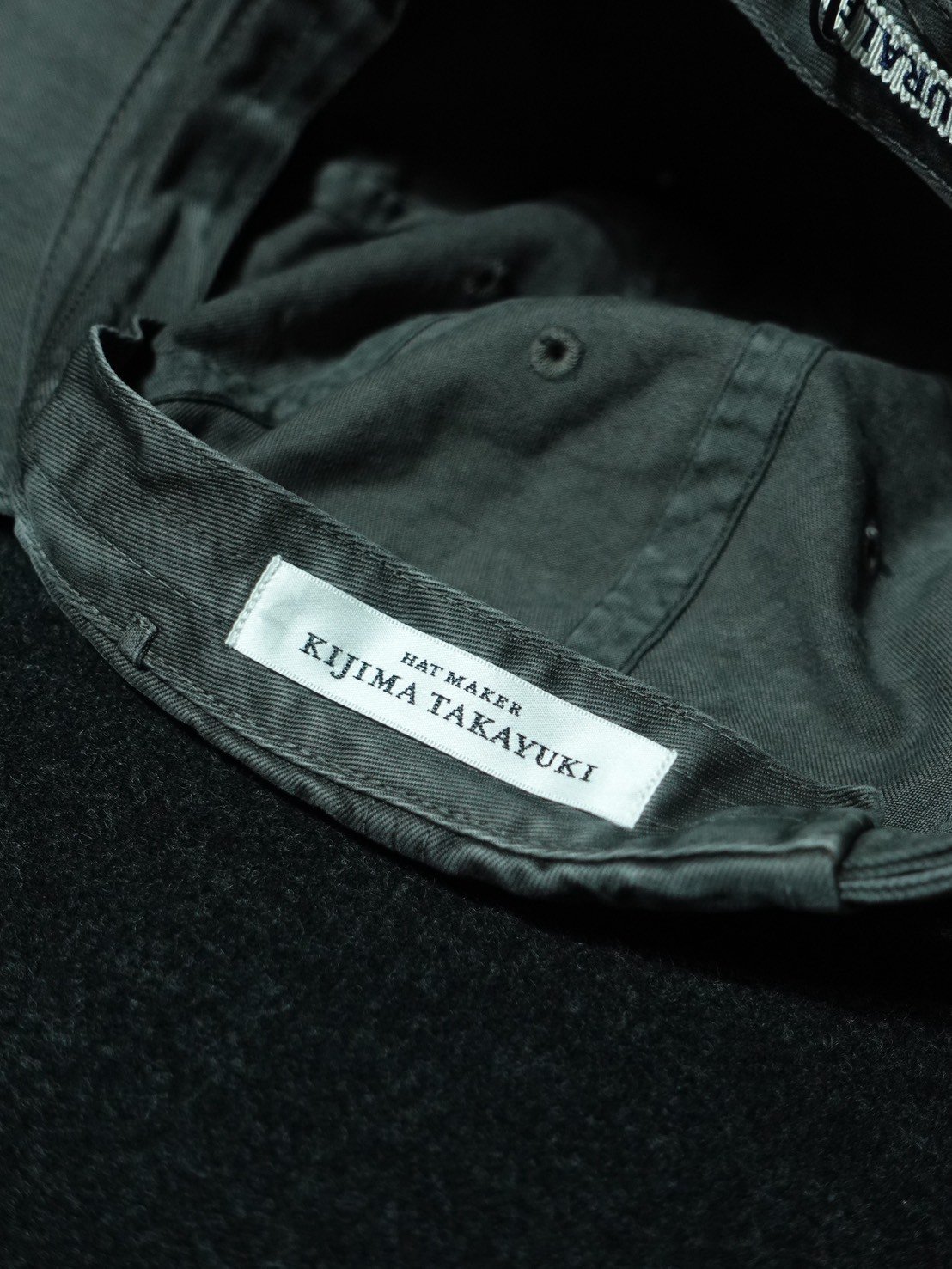 帽子 AURALEE PRODUCT DYED CAP KIJIMATAKAYUKI Auralee Product Dyed Finx Chino Cap Made by Kijimatakayuki