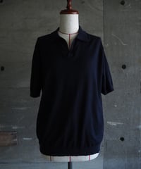 JOHN SMEDLEY(MENS)  / SYRES SKIPPER COLLAR SHIRT SS
