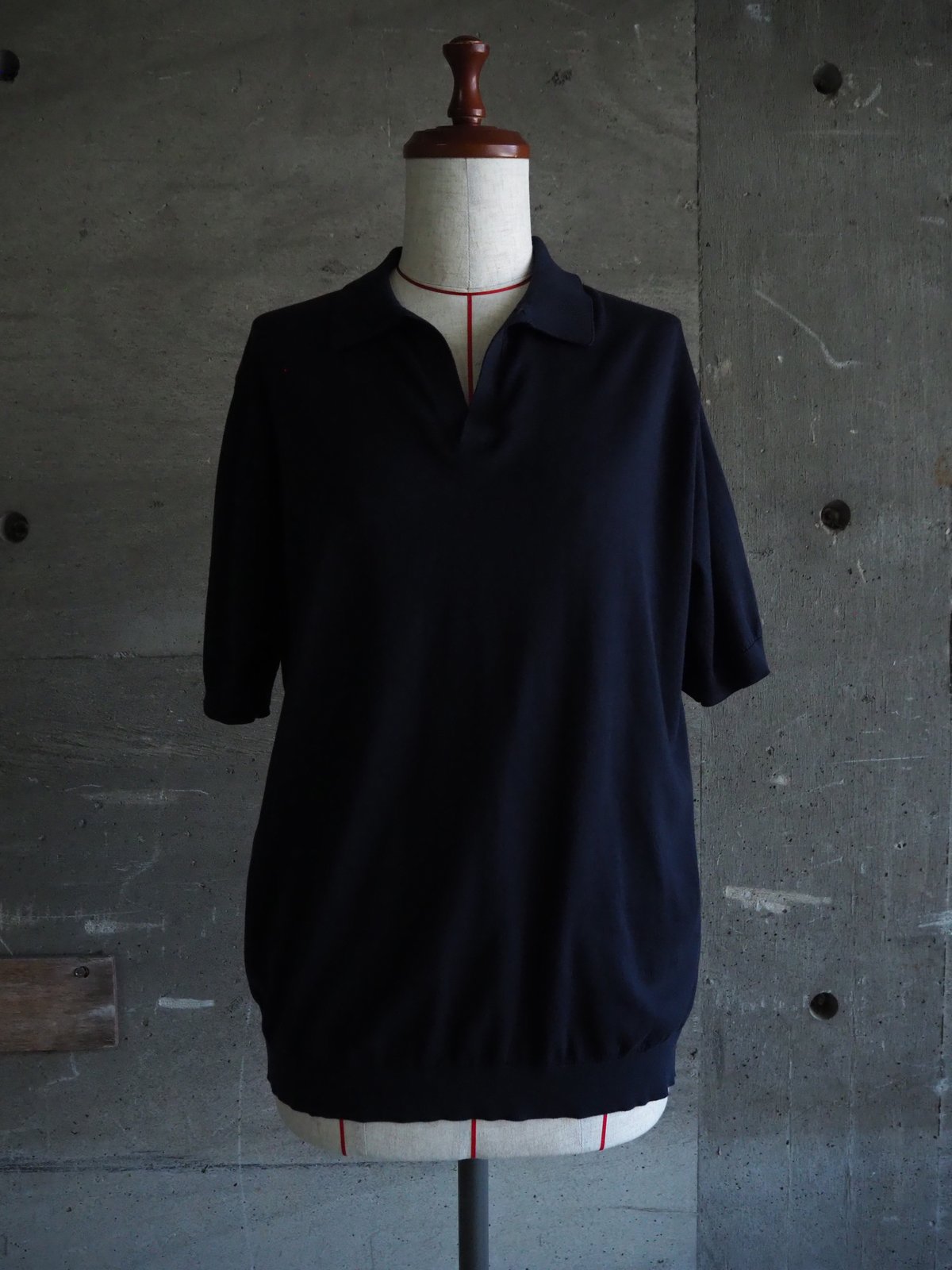 JOHN SMEDLEY(MENS) / SYRES SKIPPER COLLAR SHIR