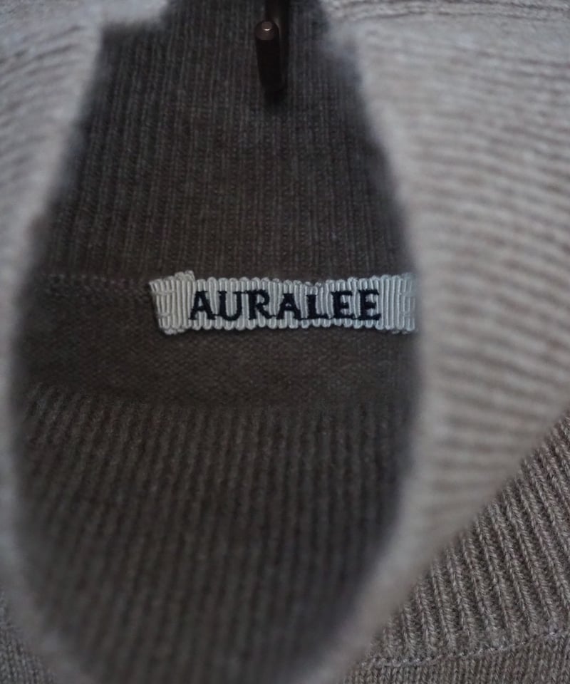 AURALEE(MENS) / BABY CASHMERE KNIT TURTLE | Bur