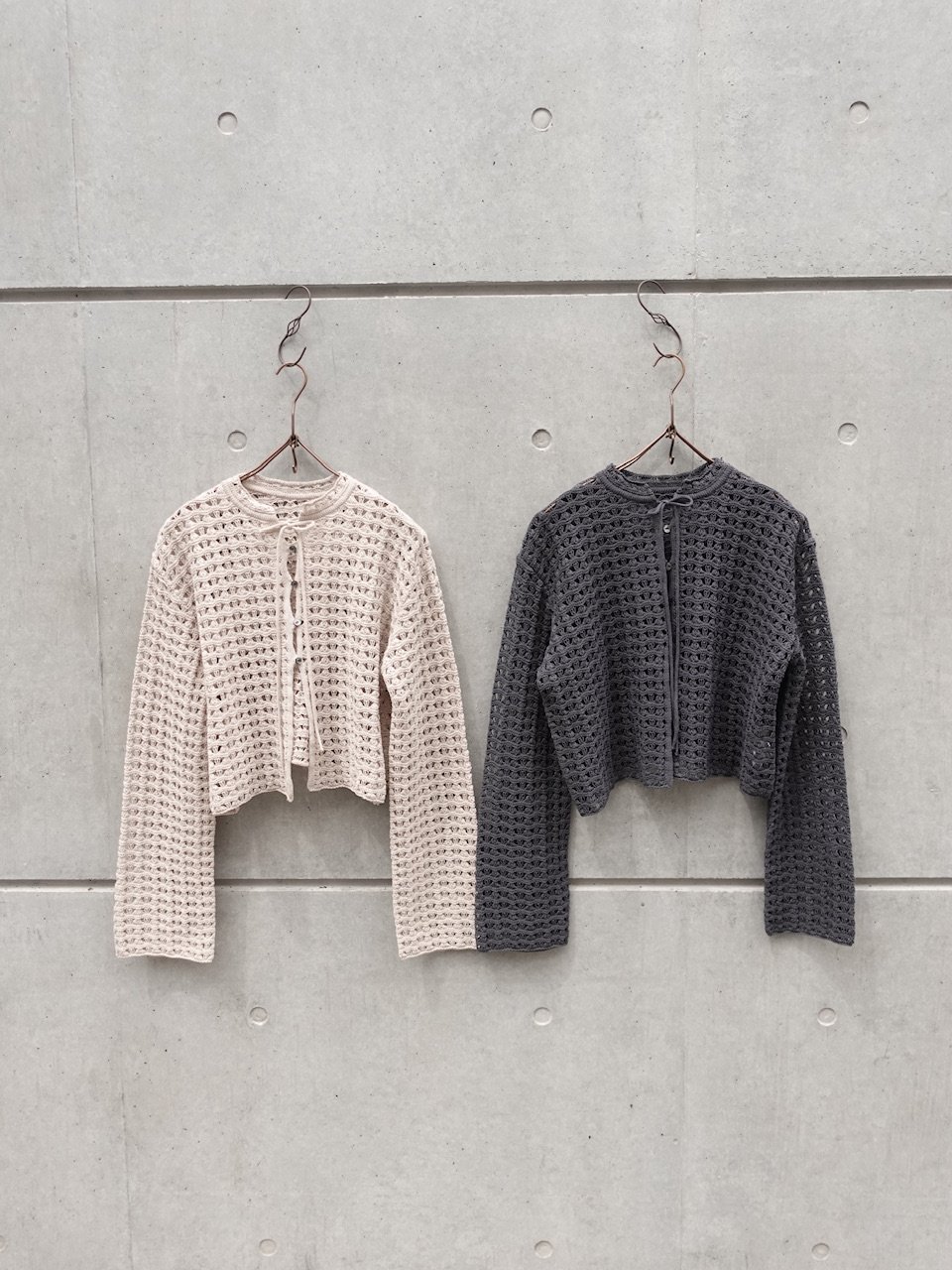 JoICEADDED / TRIANGLE PATTERN KNIT CARDIGAN | B