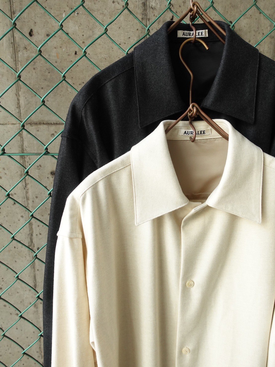 AURALEE(WOMENS) / WOOL FULLING FLANNEL SHIRT |