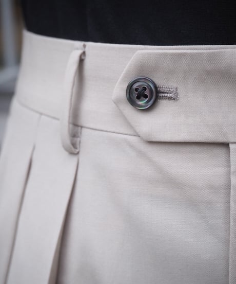 NEAT / WOOL POPLIN WIDE