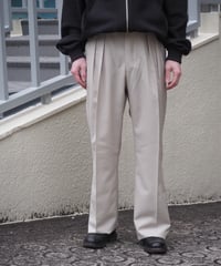 NEAT / WOOL POPLIN WIDE