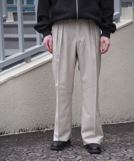 NEAT / WOOL POPLIN WIDE