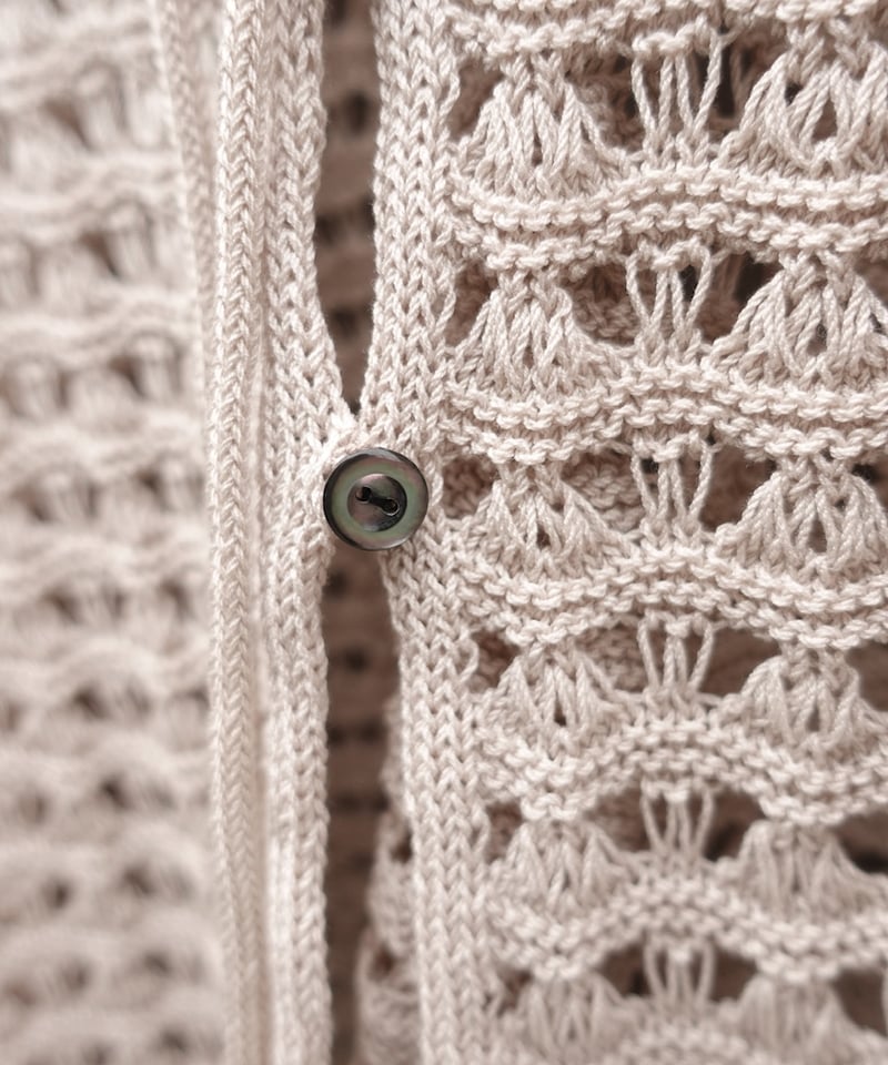 JoICEADDED / TRIANGLE PATTERN KNIT CARDIGAN | B JoICEADDED / TRIANGLE PATTERN KNIT CARDIGAN | B
