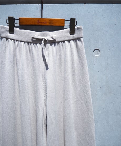 POSTELEGANT(UNISEX) / COTTON SILK KNIT TOUSERS
