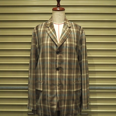AURALEE(WOMENS) / SUPER FINE TROPICAL WOOL CHECK JACKET