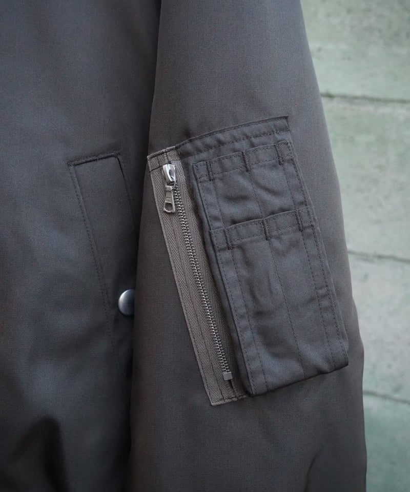 AURALEE(MENS) / HIGH DENSITY SILK TWILL FLIGHT