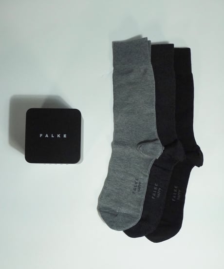 FALKE(MENS) / HAPPY BOX 3-PACK SOCKS