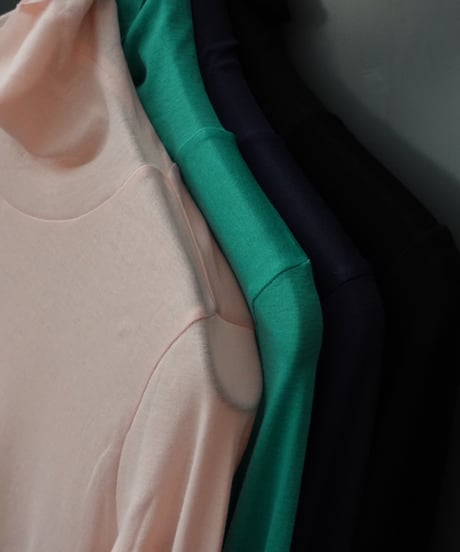AURALEE(WOMENS) / HIGH GAUGE SHEER RIB TURTLE NECK L/S TEE