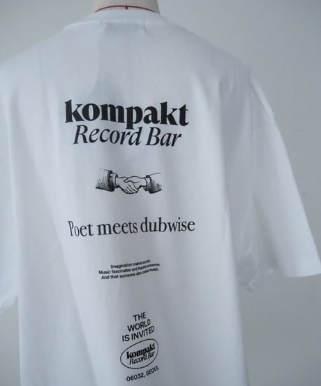 POET MEETS DUBWISE(UNISEX) / Kompact Record Bar×PMD LOOSE FIT T-SHIRT