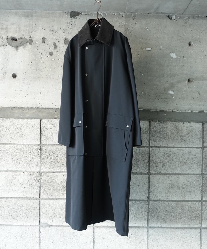 AURALEE(MENS) / WOOL MAX CANVAS RIDING COAT | B