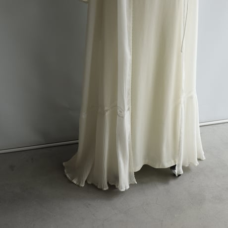 【RENTAL】Gauze long gown
