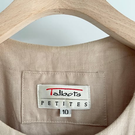 Crew neck linen dress