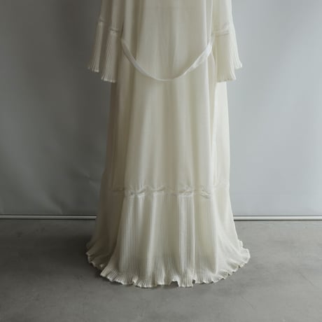 【RENTAL】Gauze long gown