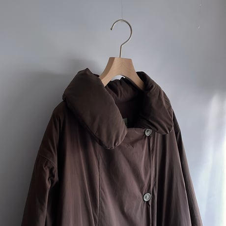 Cotton down long coat