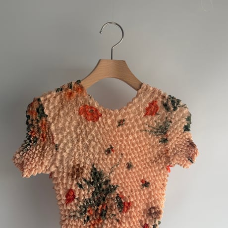 Floral pattern pokopoko tops
