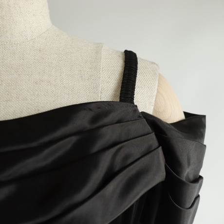 Off-shoulder velor dress