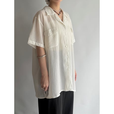 Sheer soccer white sheer shirt