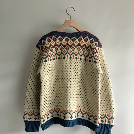 Nordic boat neck knit
