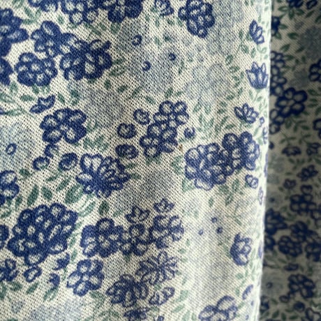 Light blue floral print dress