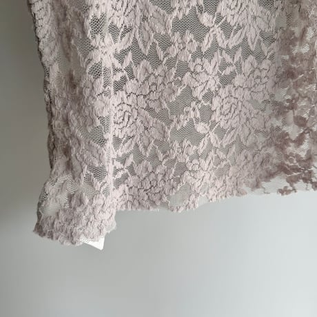 Light gray lace tank top