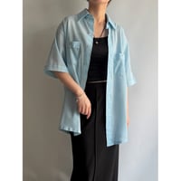 Sheer striped shirt