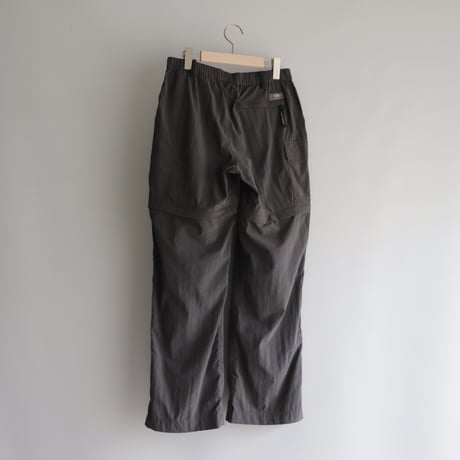 Charcoal grey zip off pants