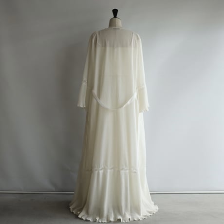 【RENTAL】Gauze long gown