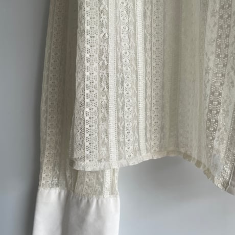 White lace shirt