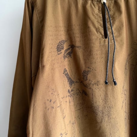 Antique sketch blouse