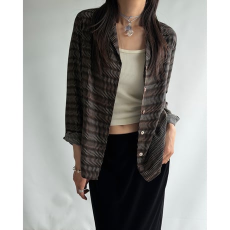 Wave pattern shirt