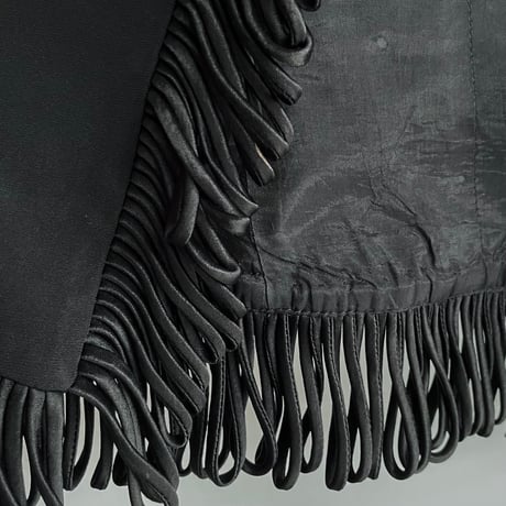 Fringe brack jacket