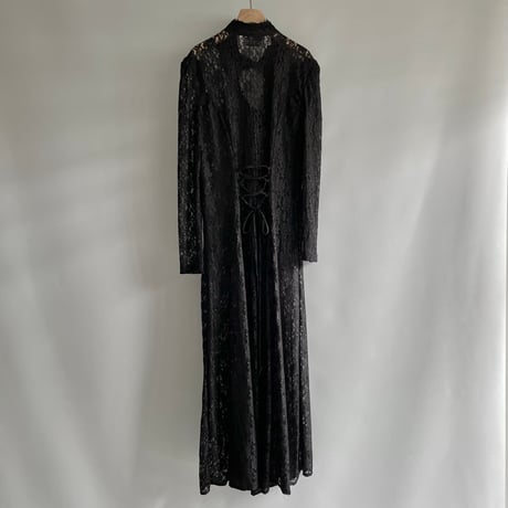 Black lace gown