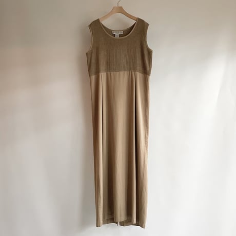Pile beige one-piece