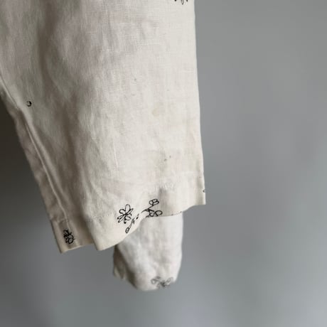 Paisley pattern linen shirt