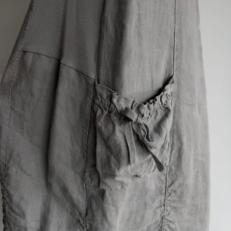 Linen design one-piece