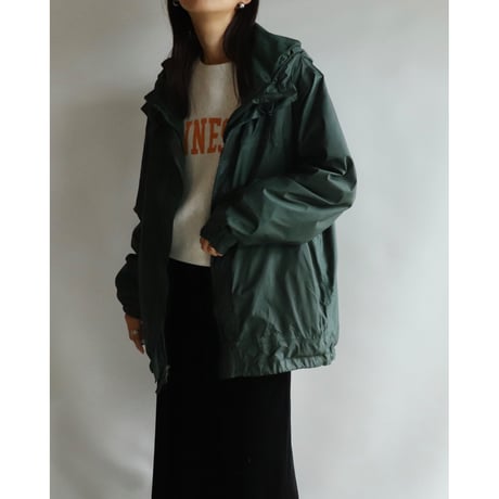 Green outdoor jacket