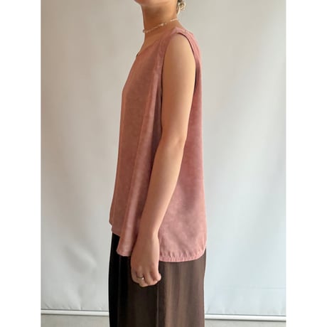 Pink sleeveless tops