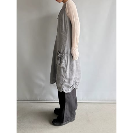 Linen design one-piece